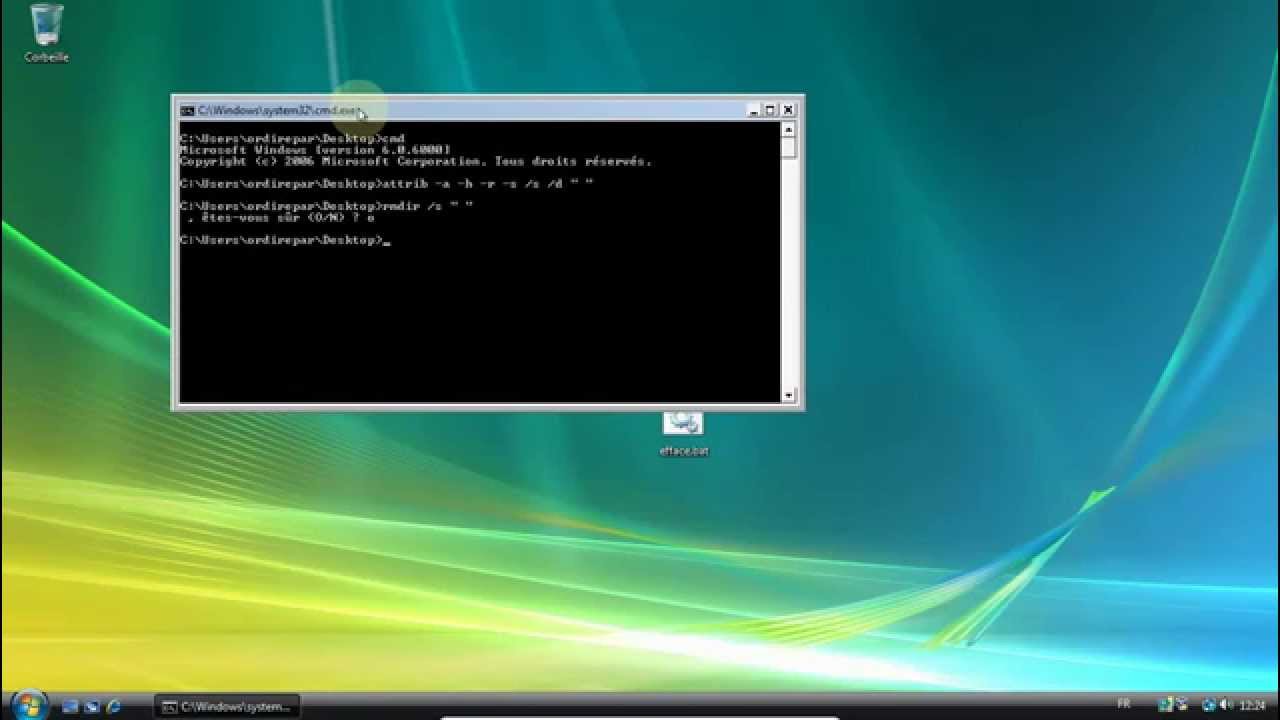 Astuce Windows - Créer et supprimer un dossier invisible sur le bureau