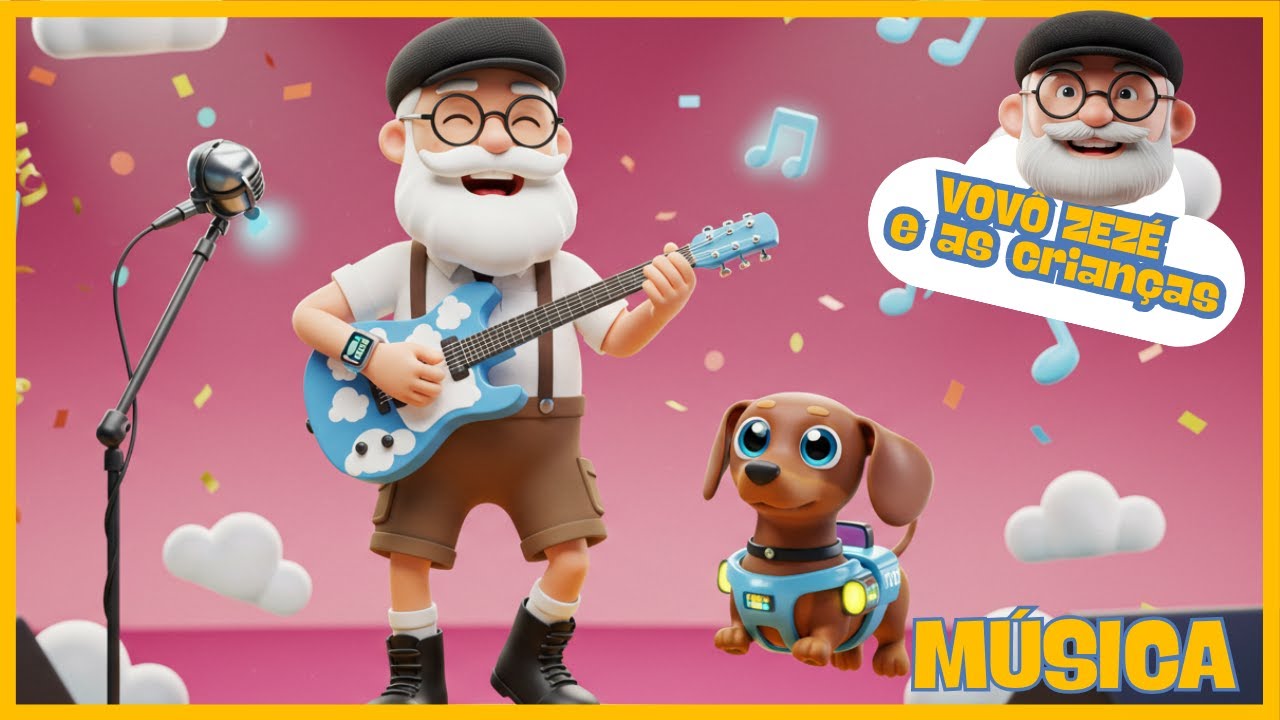 AVENTURA BÍBLICA COM VOVÔ ZEZÉ - MÚSICA BÍBLICA INFANTIL - DESENHO INFANTIL  @VovoZezeeasCriancas