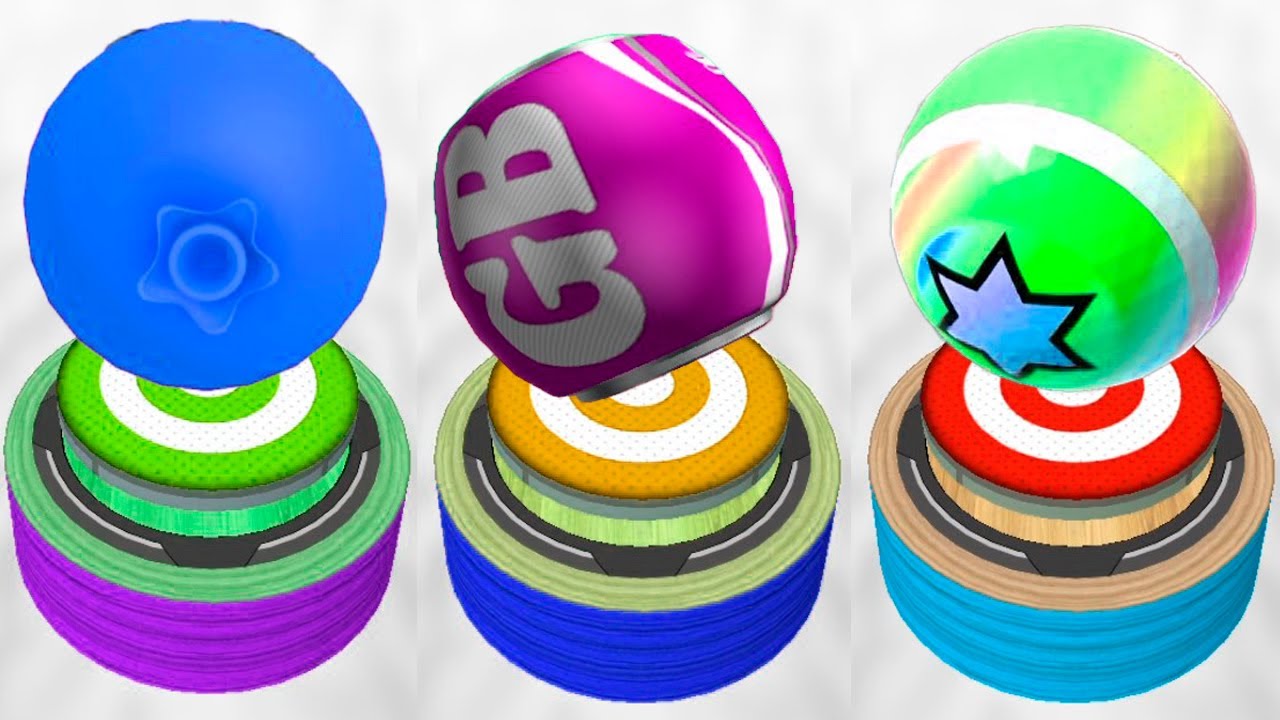 Going Ball, Rolling Ball Master, Sky Rolling Ball 3D - Which Ball Will Pass 4 Levels First? Race-707