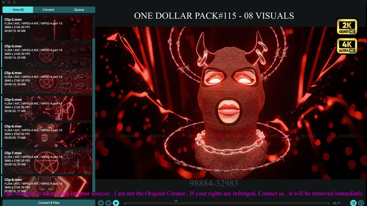 One Dollar Pack#115  - 08 Visuals