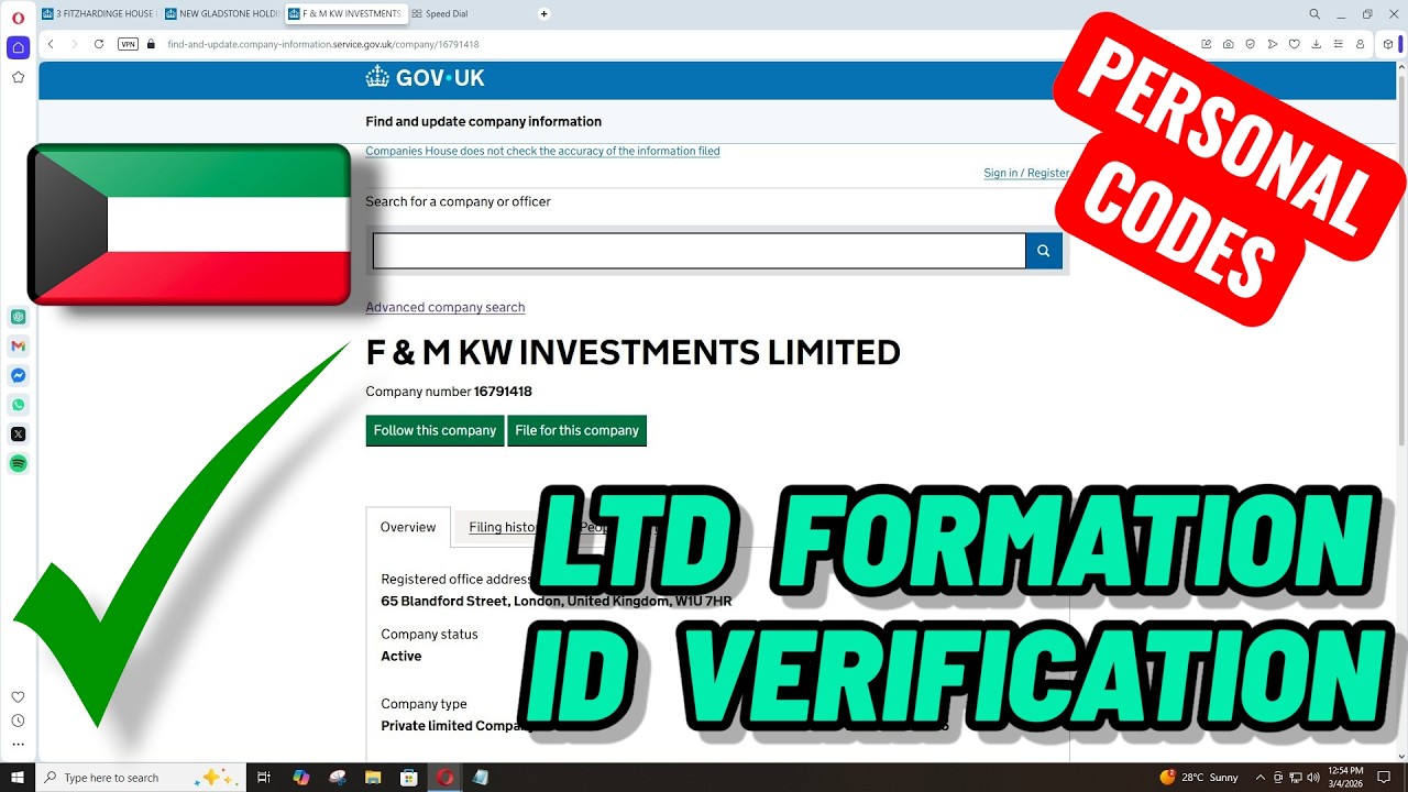 How to Register a UK LTD Company from Kuwait 2026 | Identity Verification & Approval Process Guide