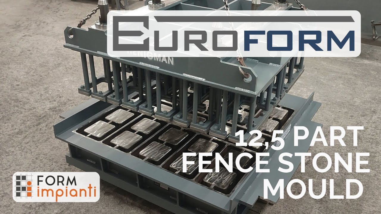 12,5 Part Fence Stone Mould | Form Impianti | EUROFORM