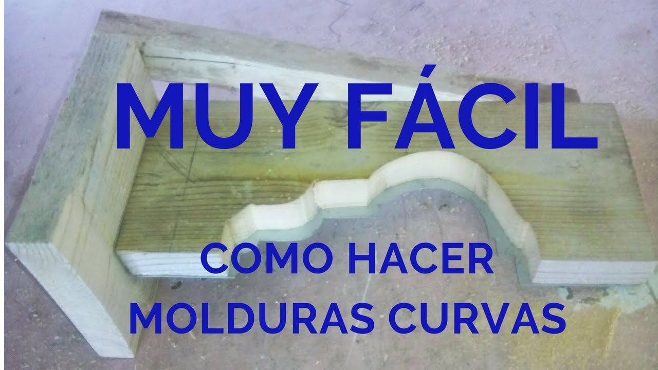 Carro de arrastre para hacer molduras  