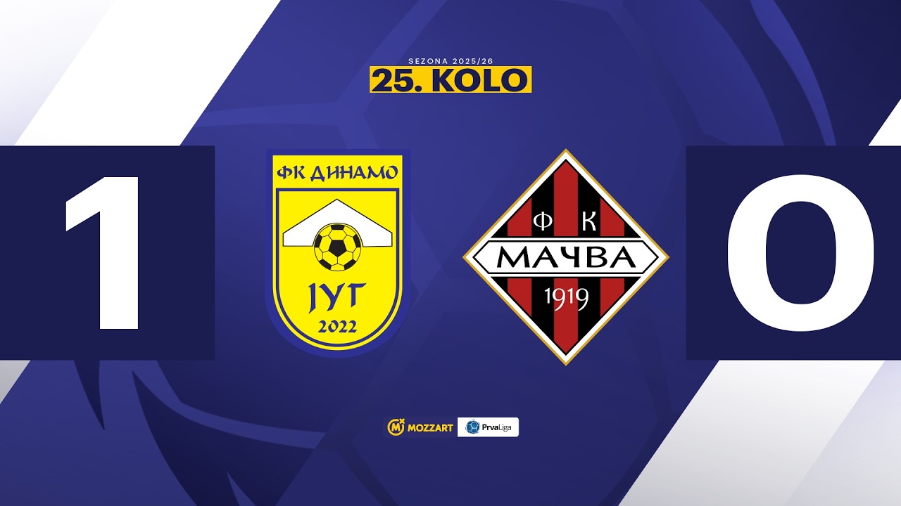 MBPLS 2025/26 - 25.Kolo: SU DINAMO JUG – MAČVA 1:0 (1:0)