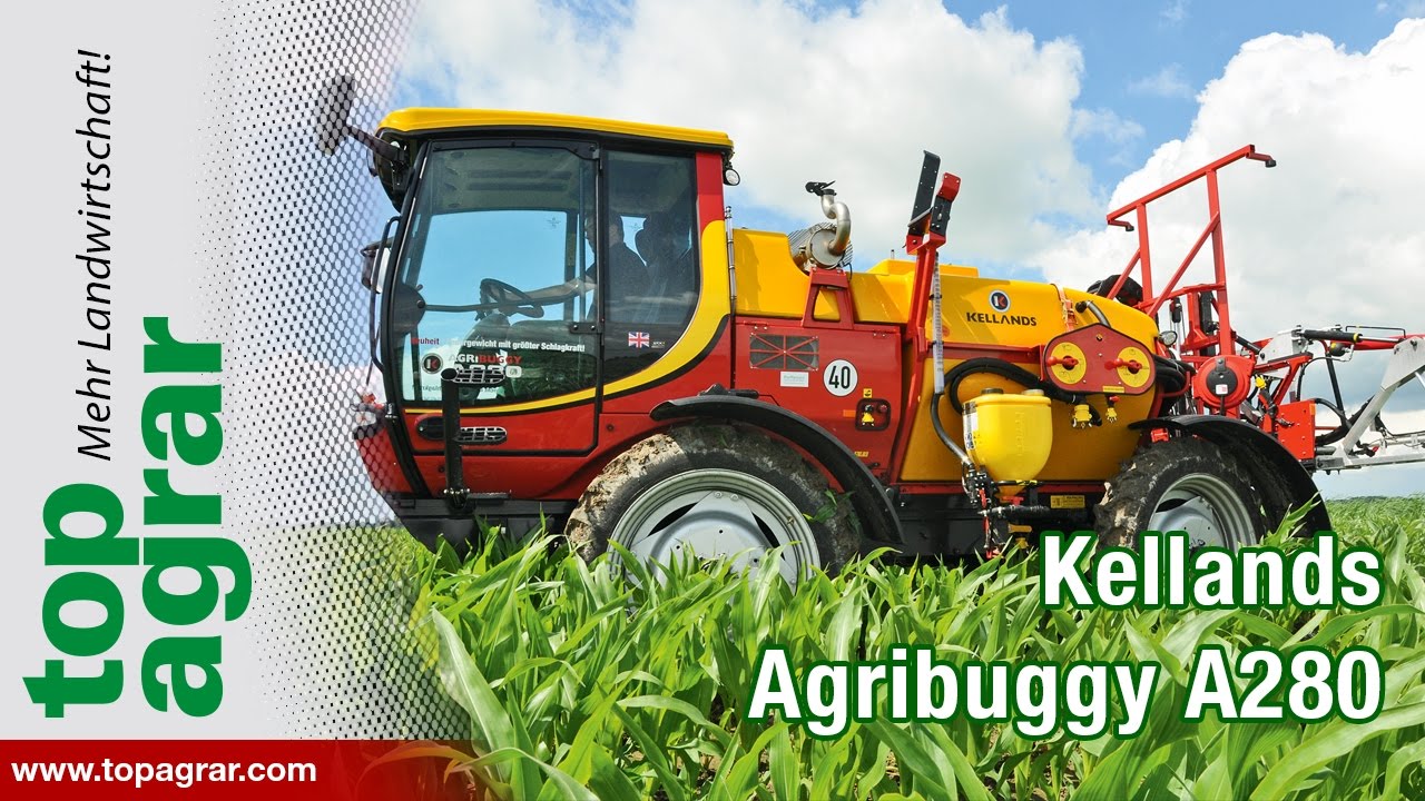 Kellands Agribuggy A 280 selbstfahrende Spritze im Praxiseinsatz