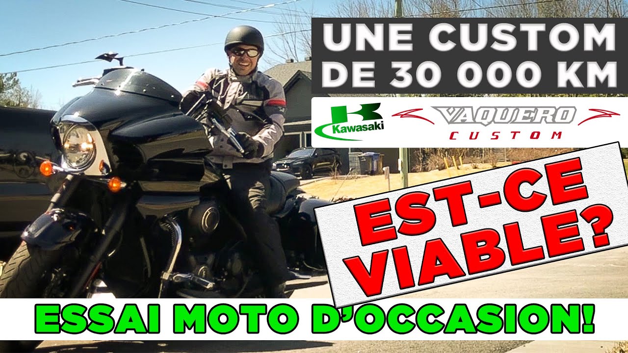 ESSAI Moto d'occasion:  Kawasaki Vaquero 2011.  Le 