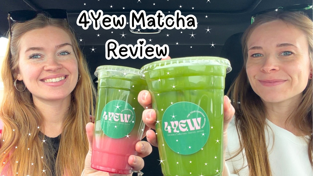 Reviewing Iced Matcha from 4Yew in Raynham, Massachusetts