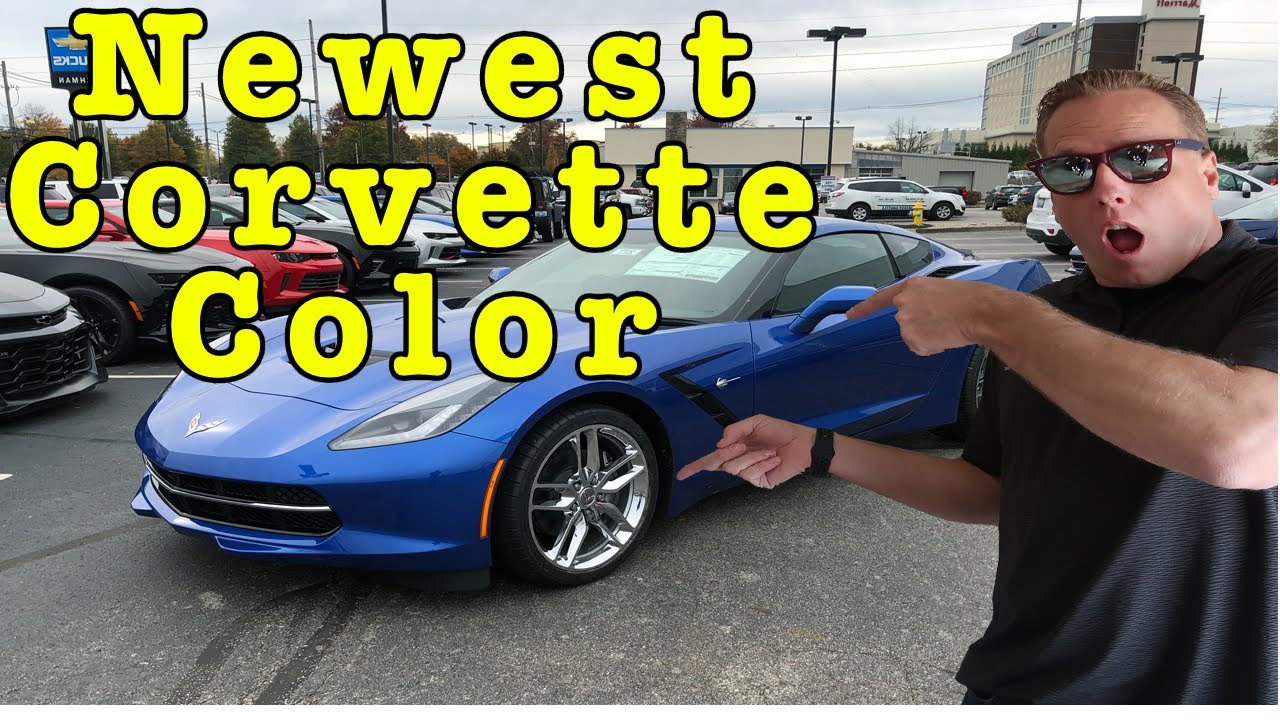 2019 Corvette Elkhart Lake Blue up close and side by side review with Laguna Blue