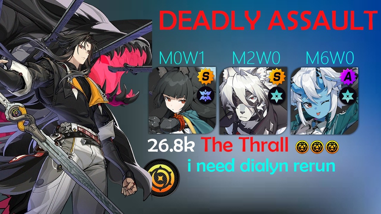 How to clear The Thrall with Miyabi | 2.6 Deadly Assault | ZZZ