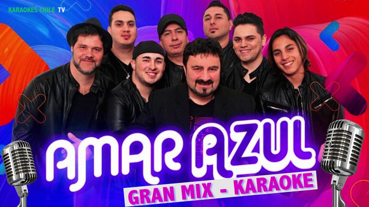 Gran Mix 1 Amar Azul - Ariel Aqueveque (Grandes Exitos KARAOKES CHILE TV)