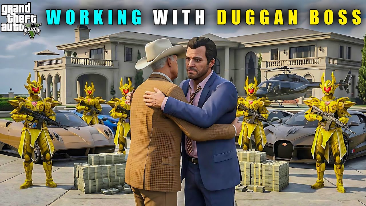 GTA 5 : MICHAEL WORKING WITH DUGGAN BOSS || BB GAMING