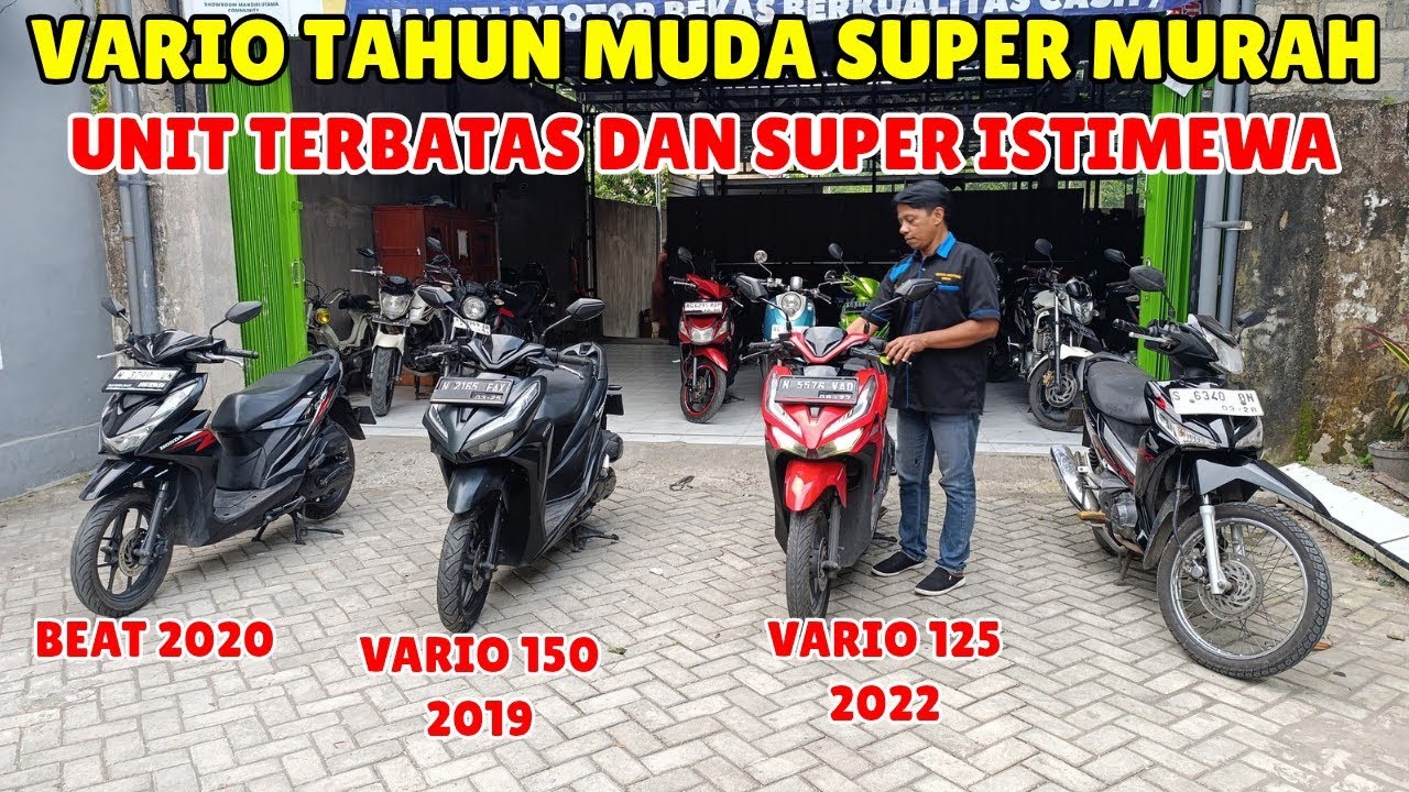 VARIO TAHUN MUDA 150cc CUMA 14 JUTAAN SAJA