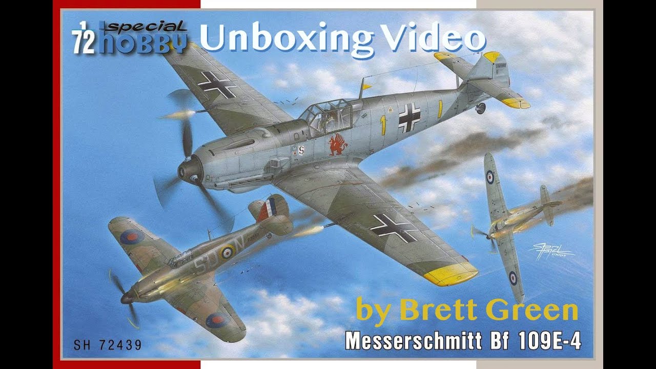Special Hobby 1/72 Messerschmitt Bf 109 E-4 Unboxing - HyperScale Video Workshop Video No. 200