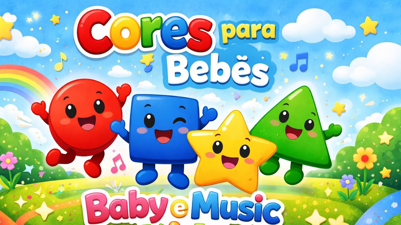 Cores para Bebês | Música Infantil Educativa e Divertida | Baby e Music Kids
