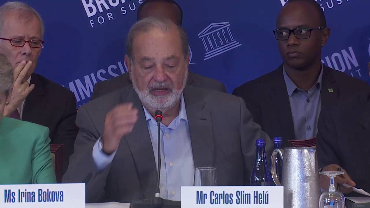 Carlos Slim, Carlos Slim Foundation, Opening Remarks @ 14th Broadband Commission Meeting NYC