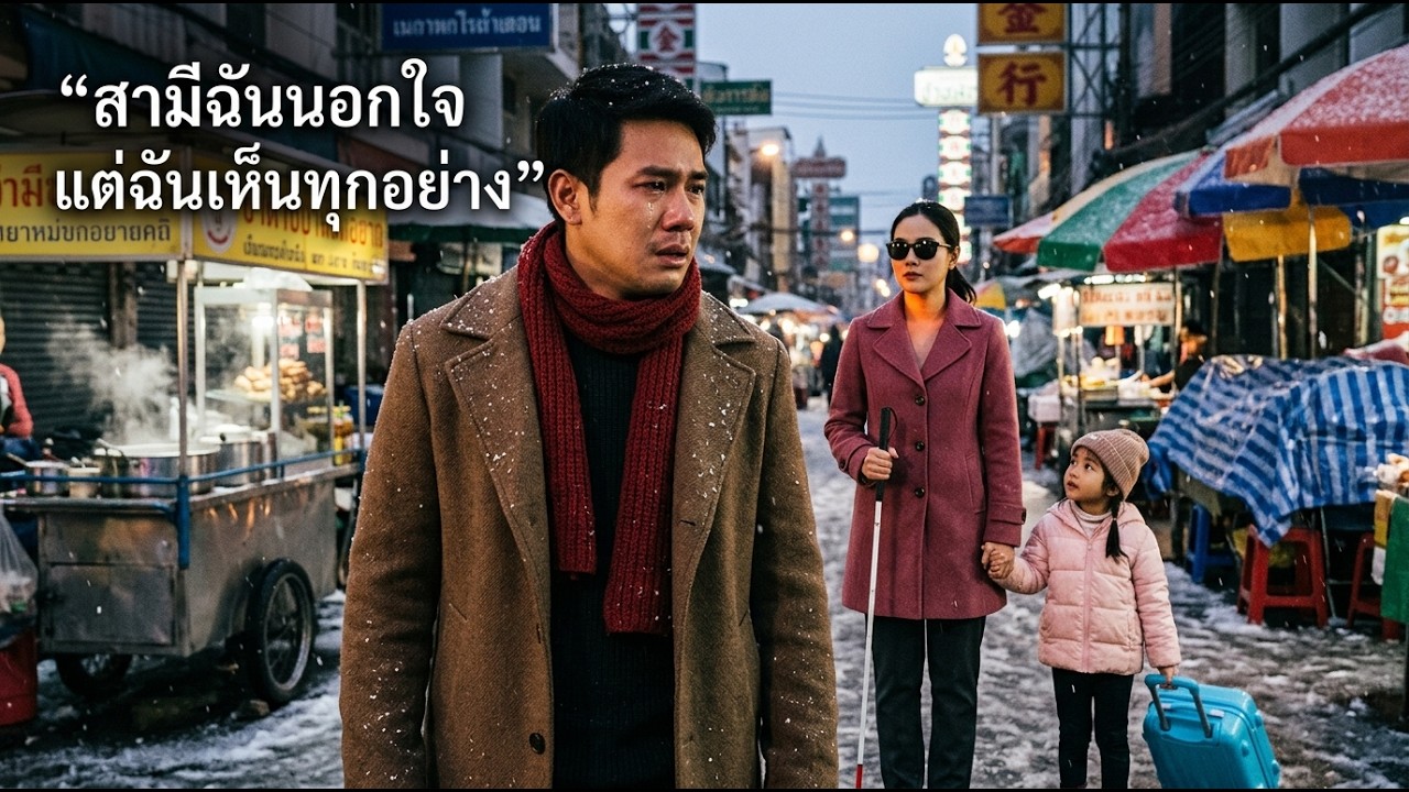 สามีนอกใจต่อหน้าภรรยาตาบอด - 😡💔 โดยที่เธอไม่รู้ตัวเลยว่าเห็นทุกอย่าง