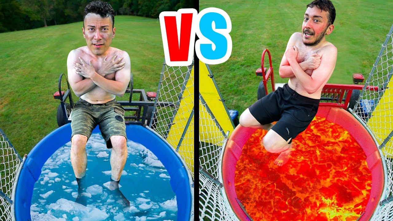 SICAK VS SOĞUK SUYA SON DÜŞEN KAZANIR ?! 🔥❄️