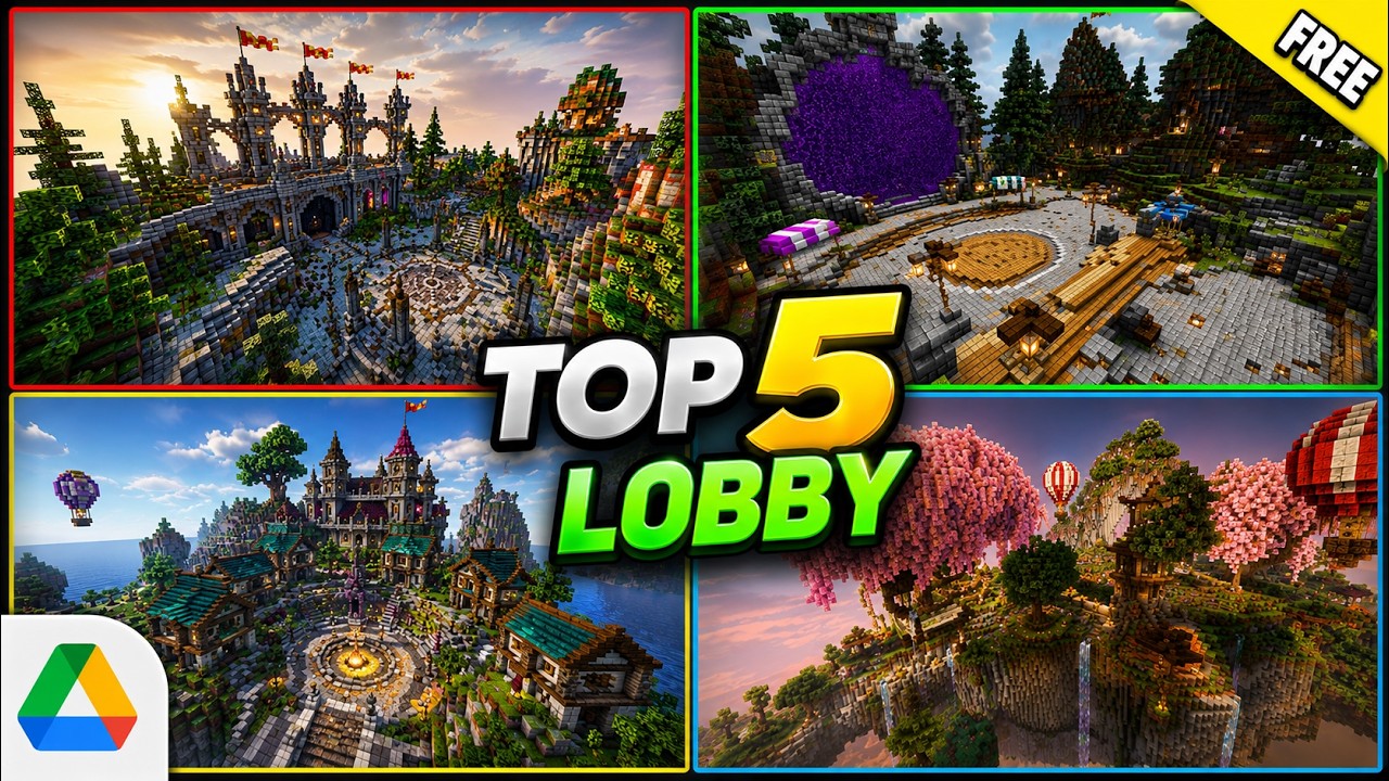 Top All Minecraft Lobby | Free Lobby Download on my channel | Minecraft Free Lobby | 2026