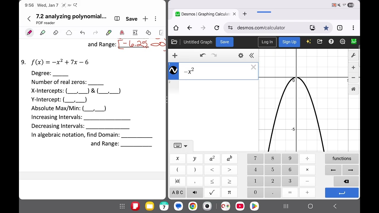 A2: U7: L2: Analyzing Polynomial Graphs