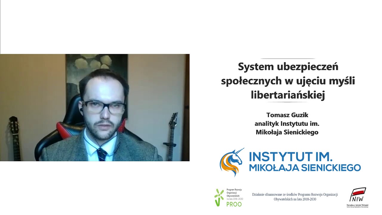 #PopołudniaZEkspertami - System ubezpieczeń społecznych w ujęciu myśli libertariańskiej