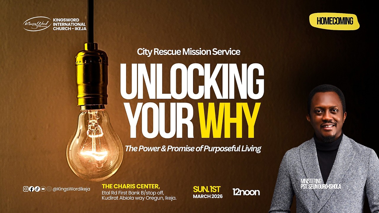 CRM SERVICE | 1ST MARCH 2026 | 12PM | UNLOCKING YOUR WHY: THE POWER & PROMISE OF PURPOSEFUL LIVING