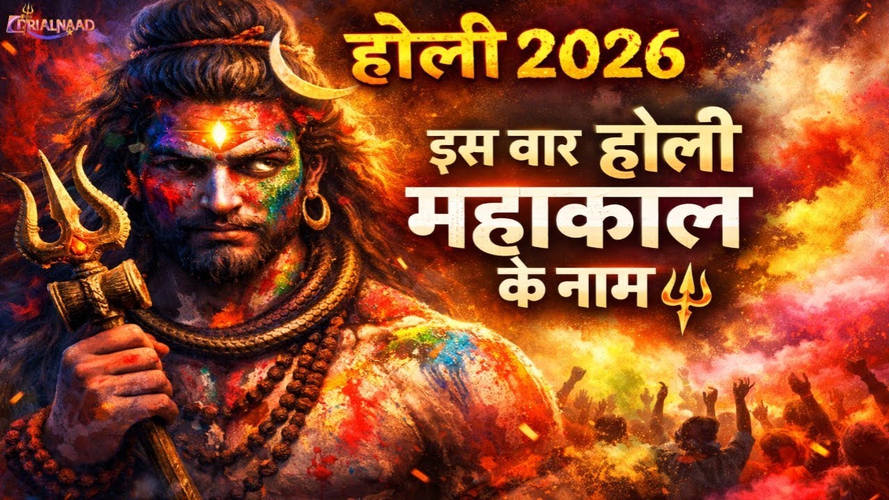 होली महाकाल के नाम 🔱 5 मिनट जो बदल दे भाग्य | Holi Special 2026 | TRIKALNAAD NEW HOLI SONG