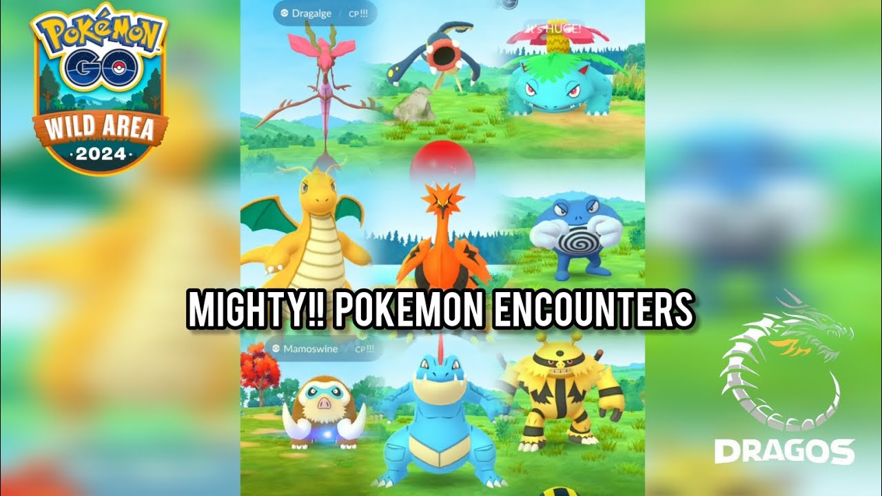 Pokemon Go | Go Wild Area Mighty Pokemon Encounters #pokemongo #gowildarea #mightypokemon
