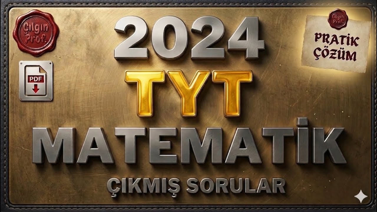 2024 TYT MATEMATİK [+PDF] - 2024 TYT Matematik &Ccedil;ıkmış Soru &Ccedil;&ouml;z&uuml;mleri