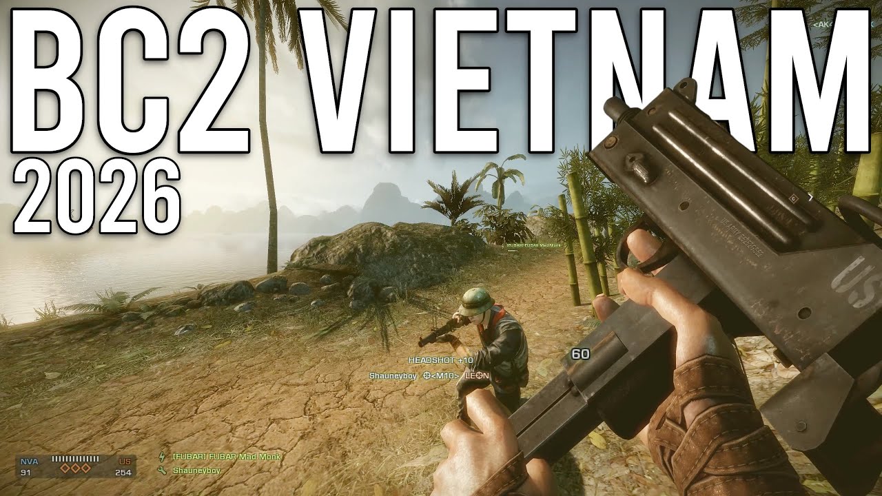 Многопользовательский режим Battlefield Bad Company 2 во Вьетнаме в 2026 году