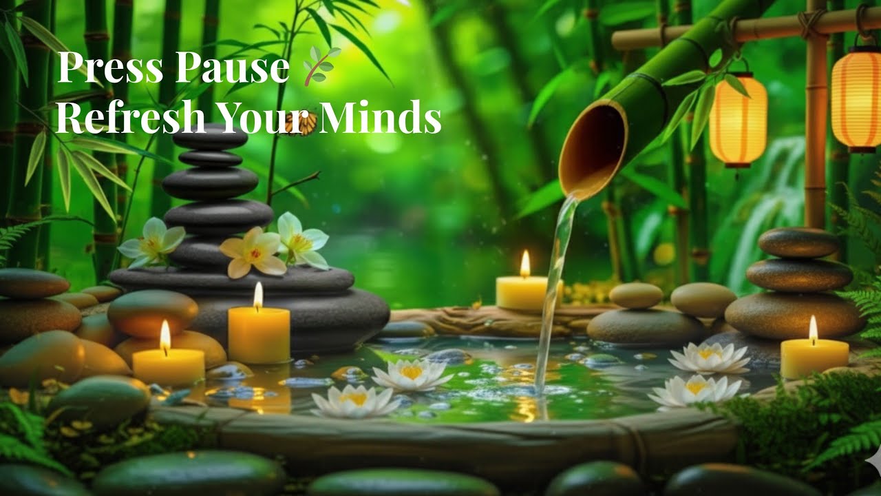 Deep Sleep in 5 Minutes 🌙 Relaxing Piano & Water Sounds | Anxiety Relief, Stress Release