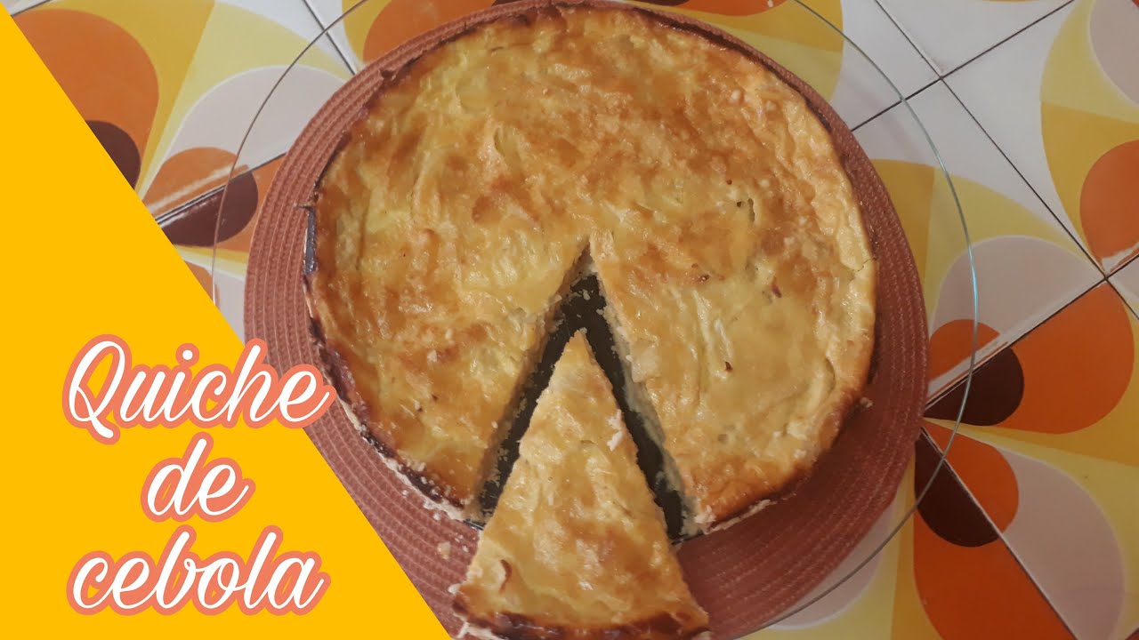 COMO FAZER QUICHE DE CEBOLA - FÁCIL E DELICIOSA