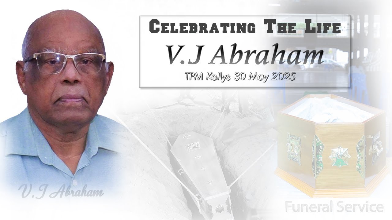 Funeral Service of  V J Abraham |TPM Kellys | Part 1| HD