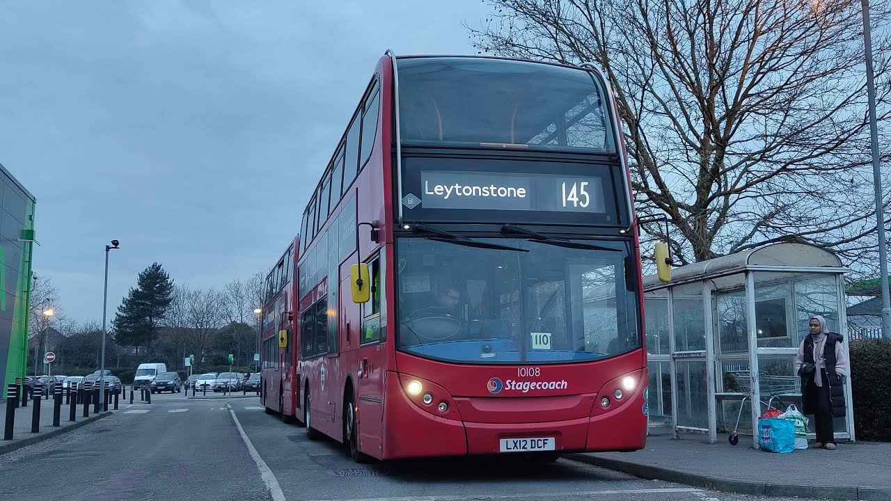 FRV: Stagecoach London Bus Route 145 | Dagenham, Asda - Leytonstone | 10108 (LX12 DCF)