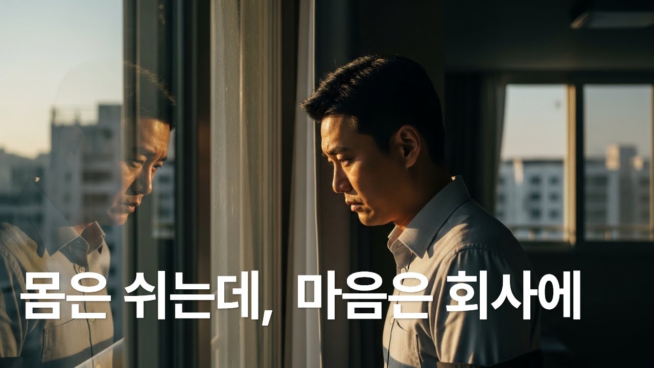 몸은 쉬는데, 마음은 회사에