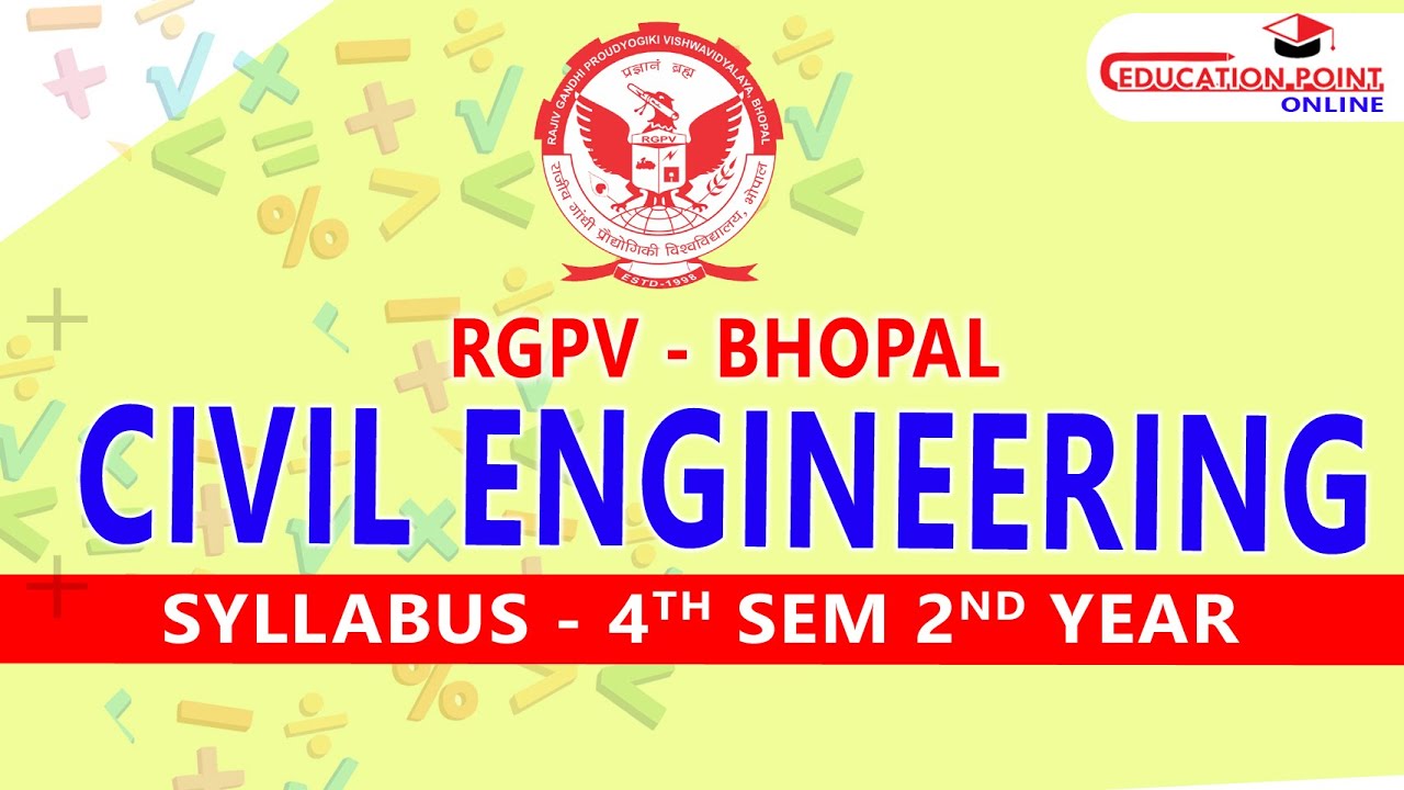 RGPV B.Tech Civil Engineering  4th Semester 2nd Year Syllabus