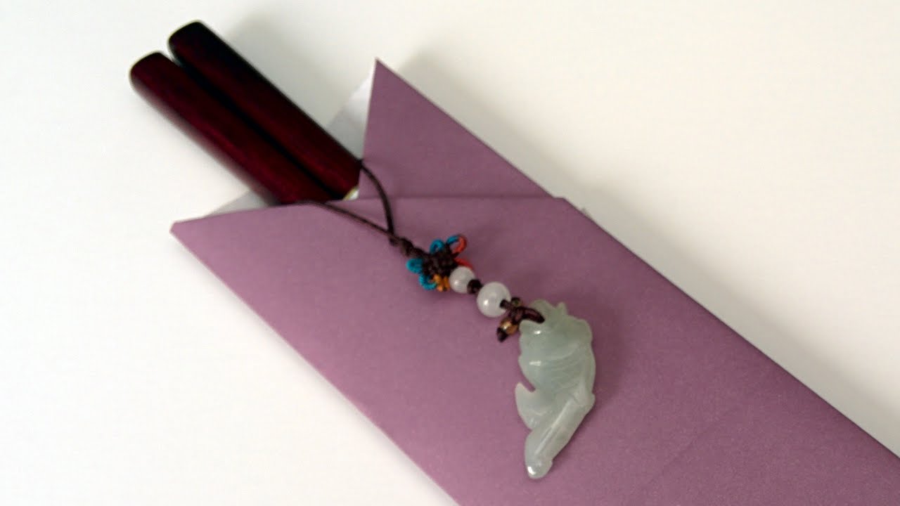 How to Make Origami Chopsticks Holder
