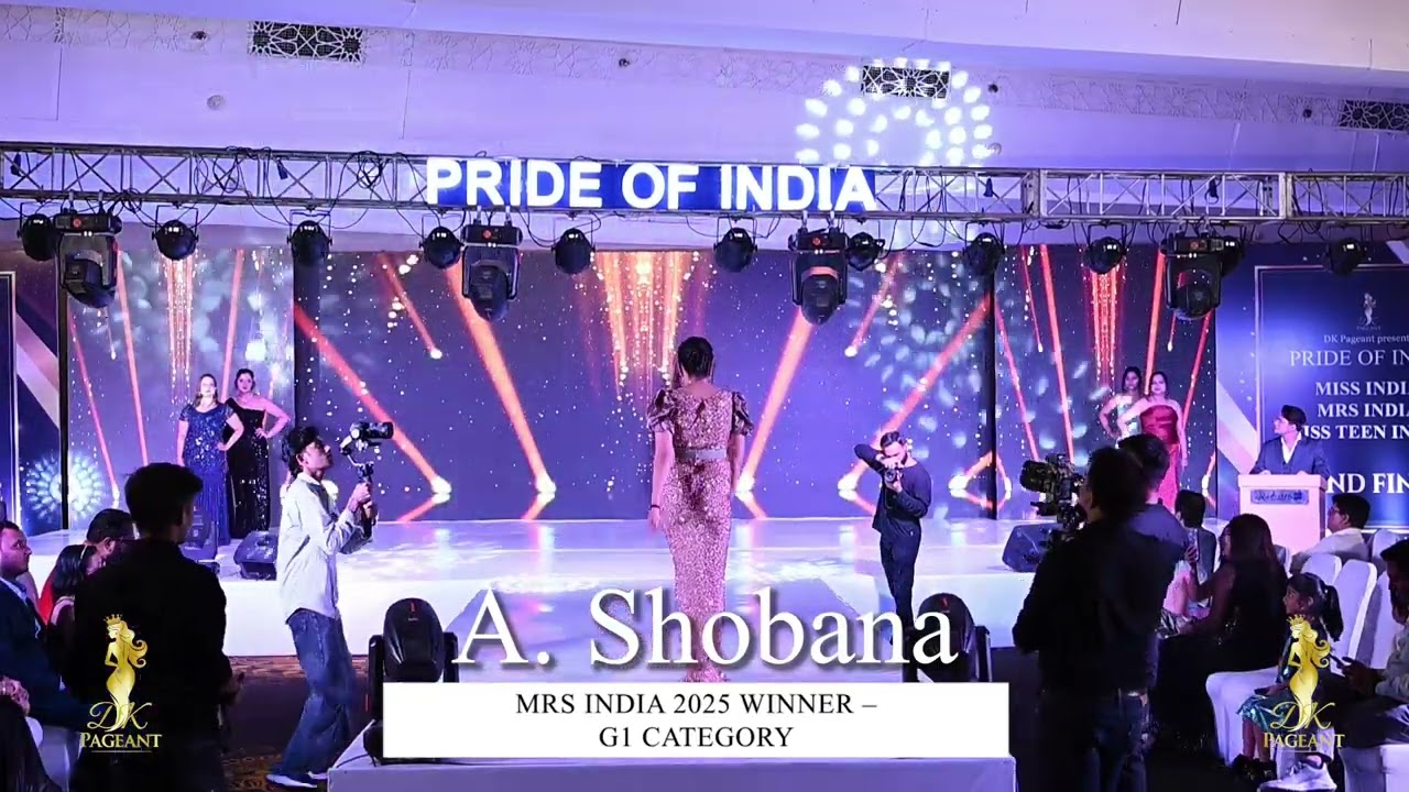 A. Shobana  | Mrs India 2025 Winner - G1 Category | DK Pageant Season 3 Grand Finale
