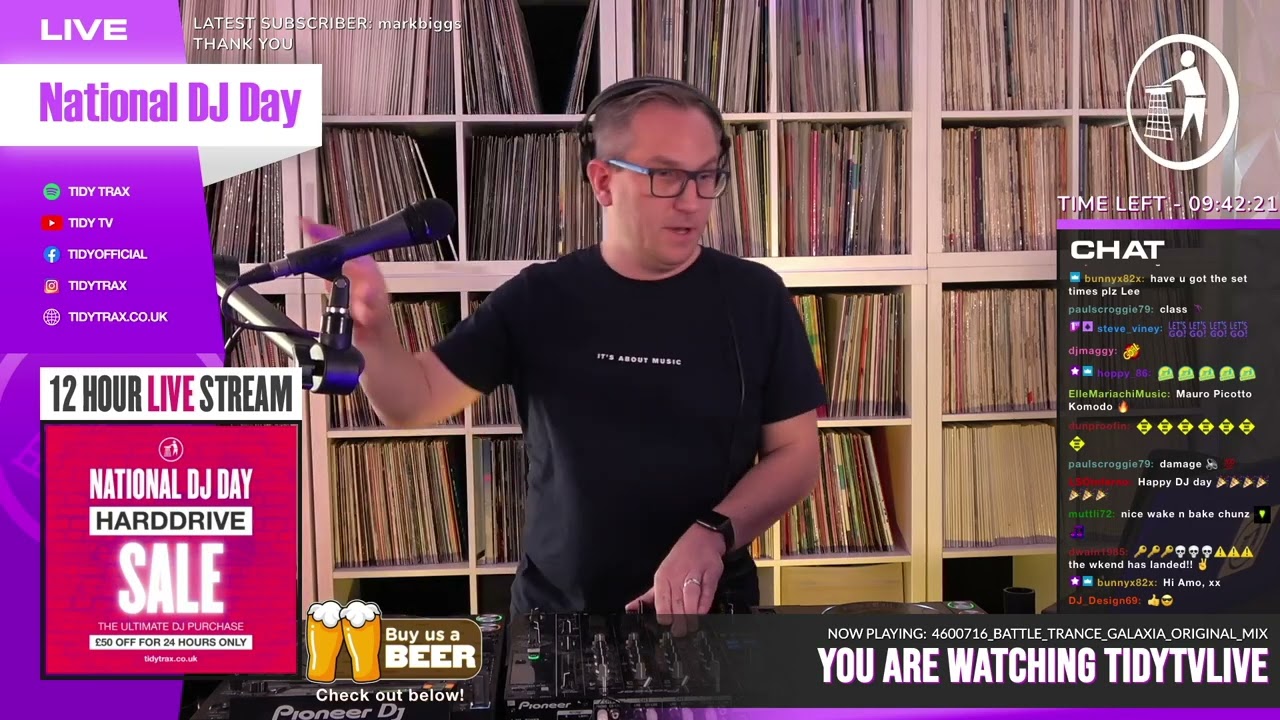 National DJ Day - Tidy 12 Hour Live Stream - Set 3 Lee Haslam