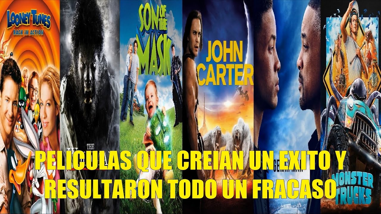 PELÍCULAS QUE CREÍAN UN ÉXITO Y RESULTARON TODO UN FRACASO