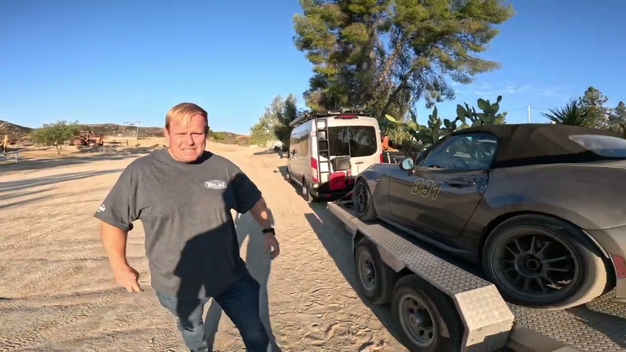 San Pedro Martir Hillclimb. Magnus Racing Miata driven by Kyle Childers