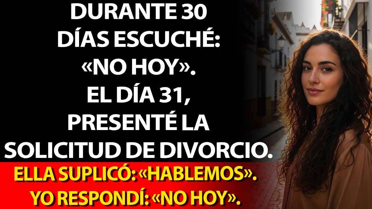 ⏳ Durante 30 días solo escuché: «No hoy».🗓️ Día 31: «Hablemos». ❄️ Yo respondí: «No hoy».