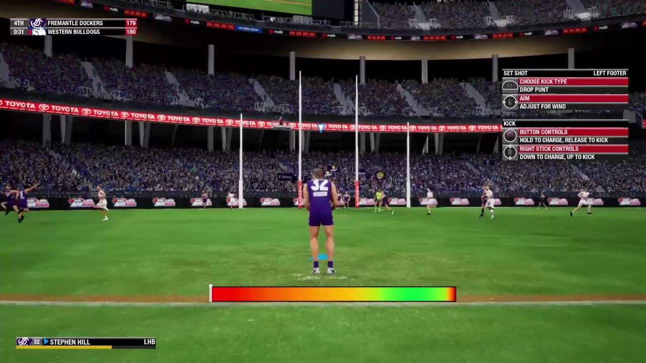 AFL Evolution 2 | Fremantle VS Western Bulldogs Len Hall Match 2020