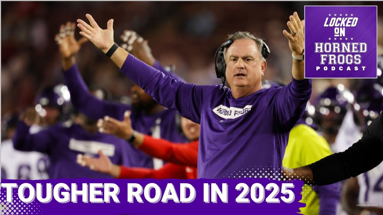 The TCU Horned Frogs have a difficult 2025 schedule. They need to be a much improved team.