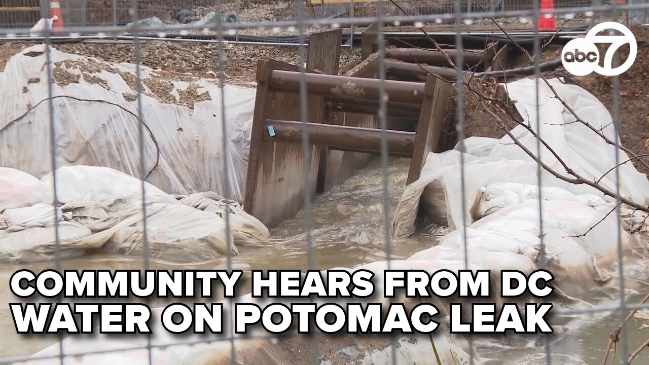 LIVE: DC Water shares updates on Potomac sewage leak response to community