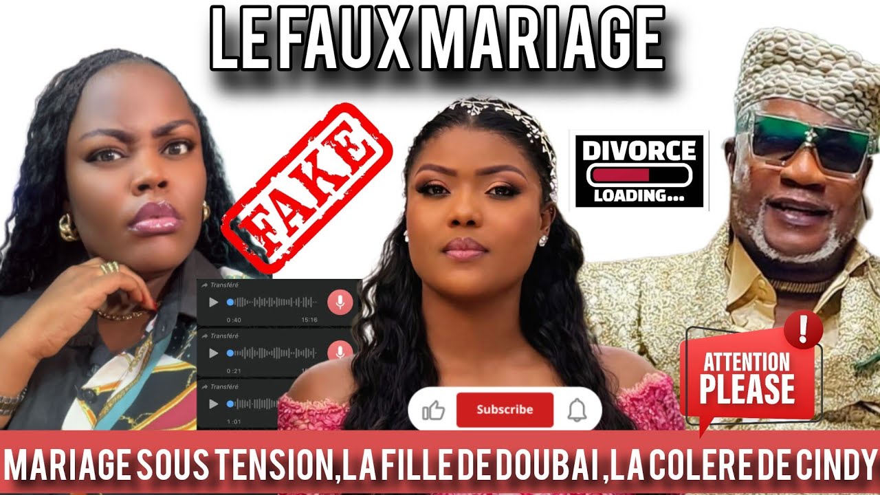 🔴CINDY ET KOFFI MARIÉ PAR CONTRAINTE,MARIAGE SOUS PRESSION,SOUS TENSION,LES AUDIOS 
