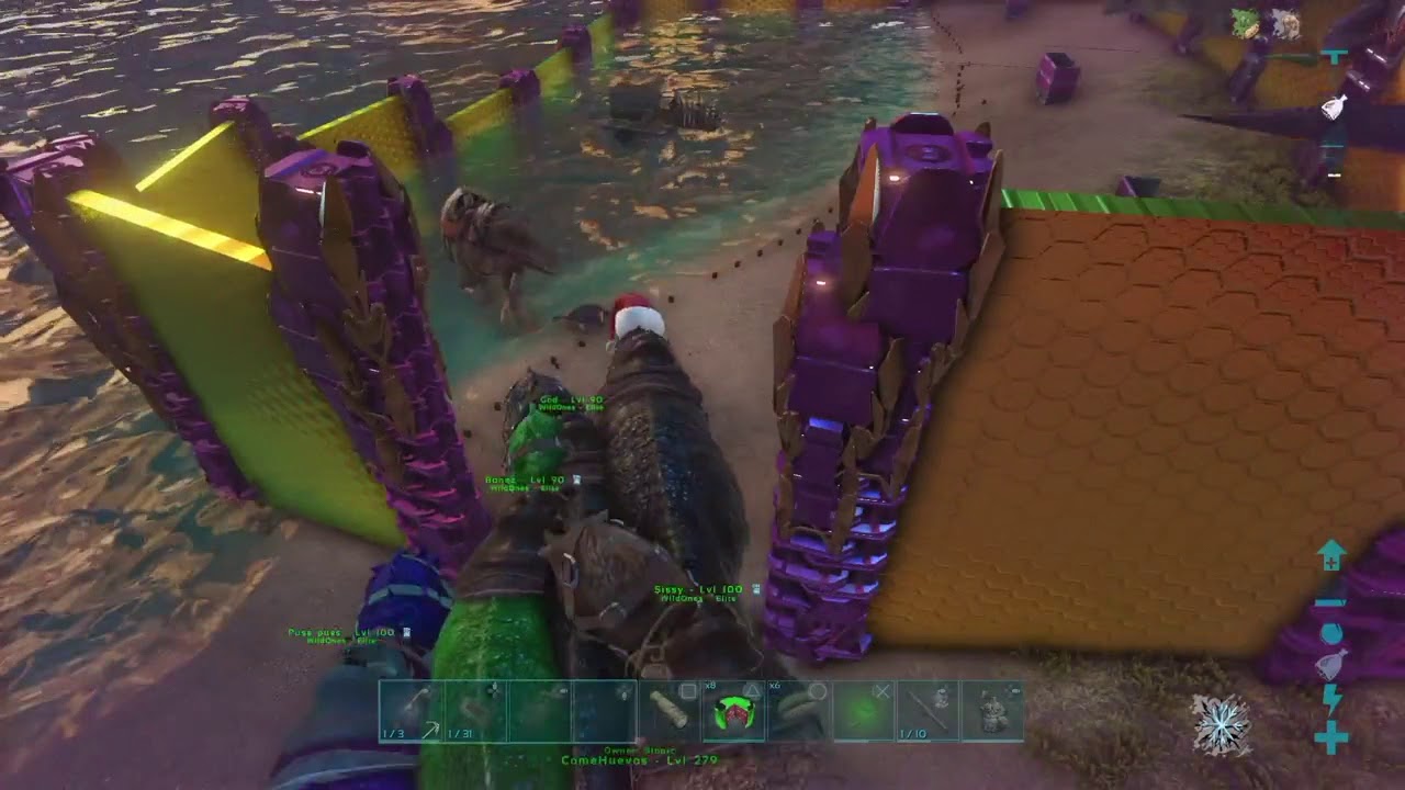 (ARK PS4 PvP) 275 UW Meat Run