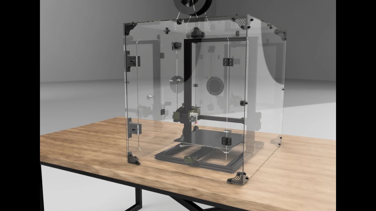 Как сделать BOX (Термокамеру) для 3D принтера.из стекла