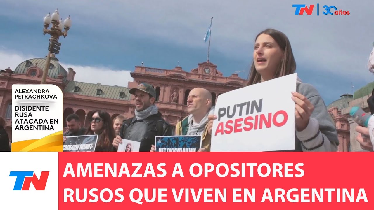 Son rusos, se mudaron a la Argentina y denuncian que sufren amenazas por ser opositores a Putin