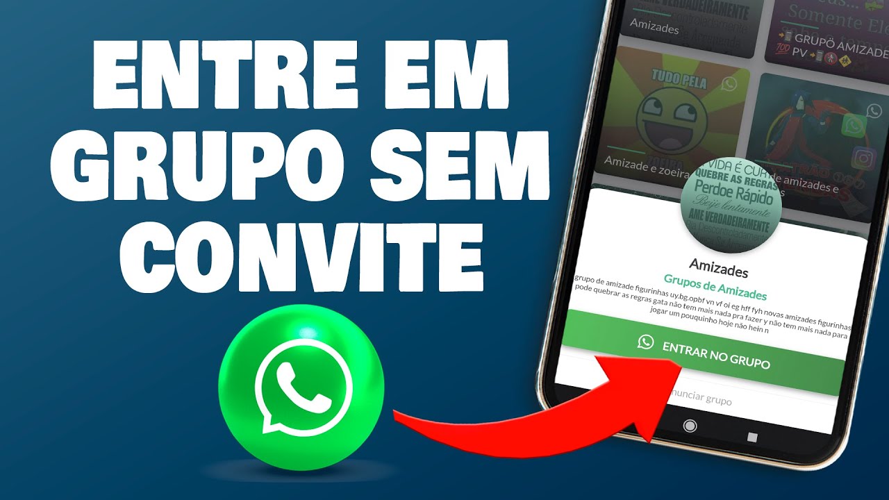 Como ENTRAR em V&Aacute;RIOS GRUPOS no WHATSAPP sem convite