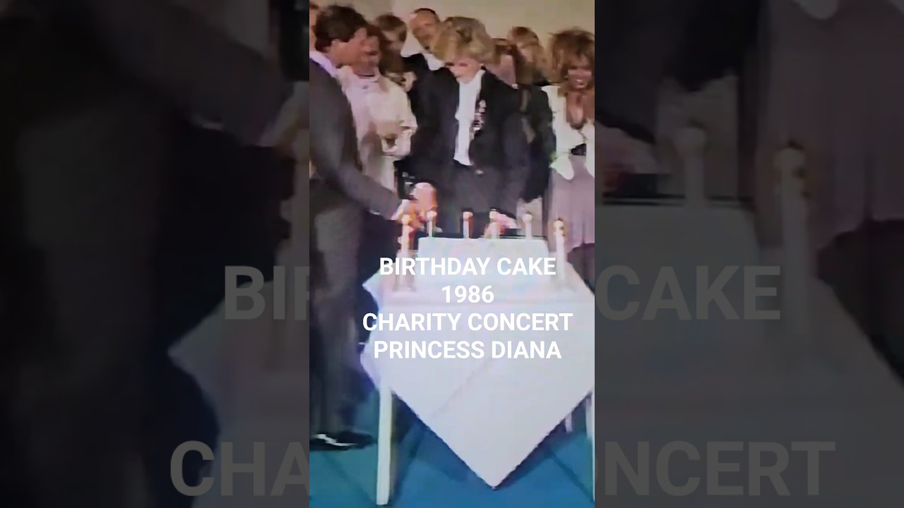 HISTORIC BIRTHDAY PARTY 1986 10thYear PRINCE'S TRUST CharityConcert Princess Diana SportySuit 